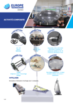 Activité composite Aperçu du flyer sur l'activité composite d'ORATECH - EUROPE TECHNOLOGIES